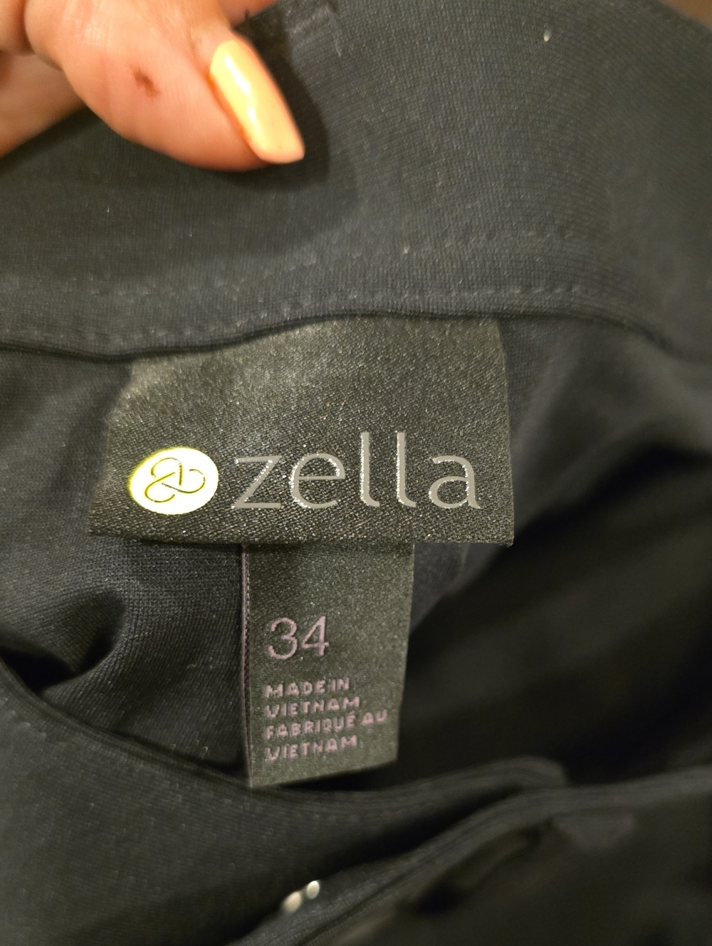 Zella Men's Seven-pocket Commuter Pants - Black. NWT SIZE 34..Gift, Work,Comfort - Picture 3 of 11